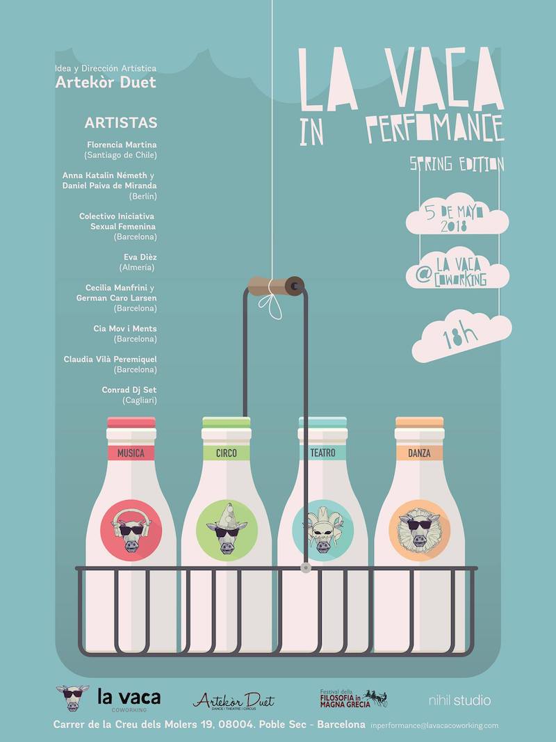 la vaca coworking - eventos - la vaca in performance - manifesto