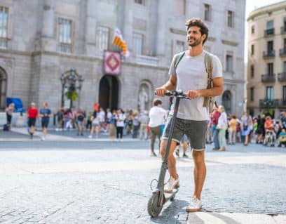scooter patinete transportation barcelona bike